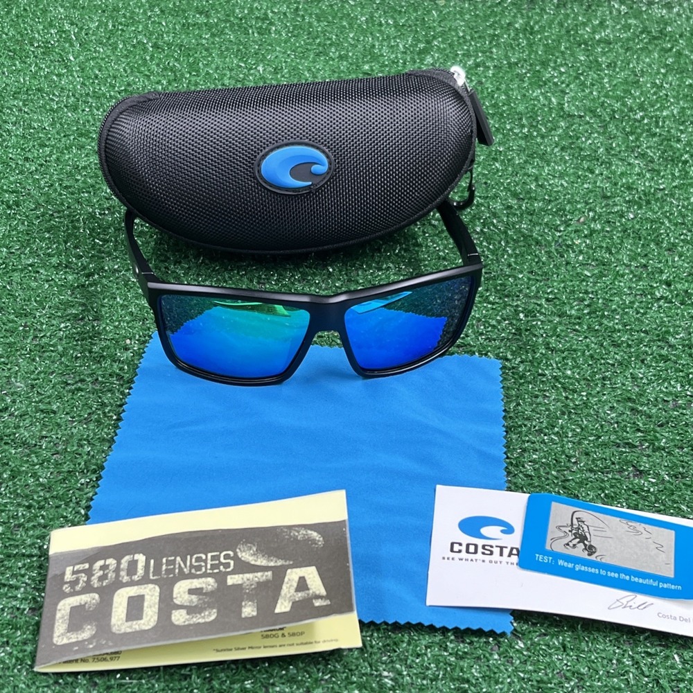 Costa Born On The Water Rinconcito 580p Polarized Sunglasses Black New In Box
